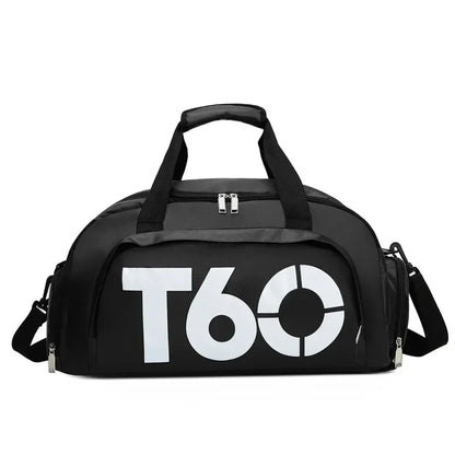 Waterproof Gym Bag with Shoe Storage - Carry it your way, use as a shoulder bag or backpack. Designed with separate shoe storage and waterproof protection.