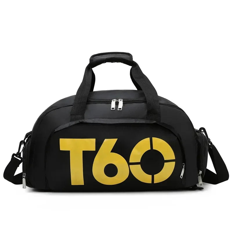 Waterproof Gym Bag with Shoe Storage - Carry it your way, use as a shoulder bag or backpack. Designed with separate shoe storage and waterproof protection.